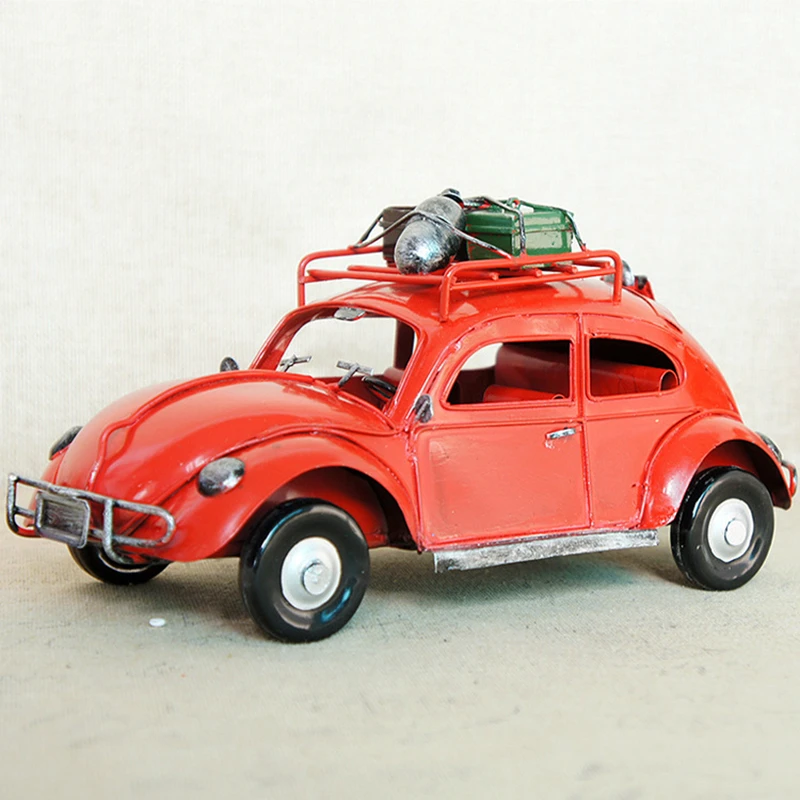 Metal Classic Beetle Travel Car Model 26x15.5x13cm Handcrafted Collectible Cars Ornament For Home Decoration Christmas Gift
Metal Classic Beetle Travel Car Model 26x15.5x13cm Handcrafted Collectible Cars Ornament For Home Decoration Christmas Gift