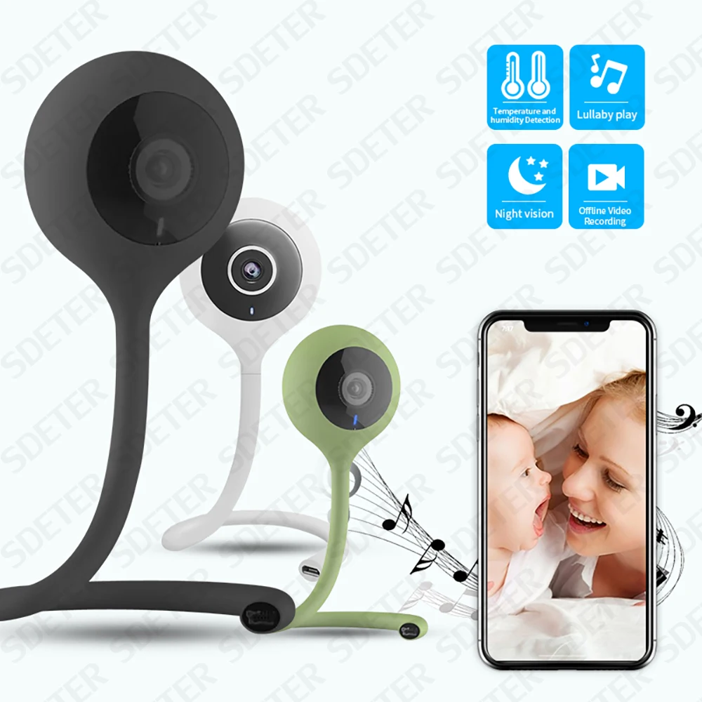 SDETER 1080P Wireless IP Camera WIFI Home Security Camera Support YI Cloud Pan/Tilt/Zoom IR Night Vision Baby Crying Alarm P2P
SDETER 1080P Wireless IP Camera WIFI Home Security Camera Support YI Cloud Pan/Tilt/Zoom IR Night Vision Baby Crying Alarm P2P