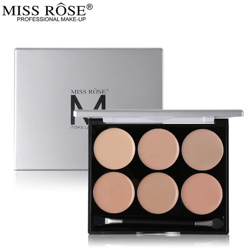 Miss Rose 6 Color Concealer Palette Facial Corrective Makeup All Round Contour Highlighter Flawless Make-up Base Corrector
Miss Rose 6 Color Concealer Palette Facial Corrective Makeup All Round Contour Highlighter Flawless Make-up Base Corrector