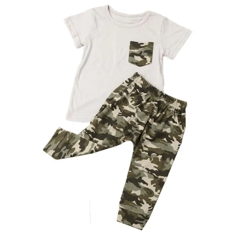 Newborn Infant Summer Baby cool Boy T shirt Tops Camouflage Pants Outfits Clothes Set summer baby boys set July 25
Newborn Infant Summer Baby cool Boy T shirt Tops Camouflage Pants Outfits Clothes Set summer baby boys set July 25