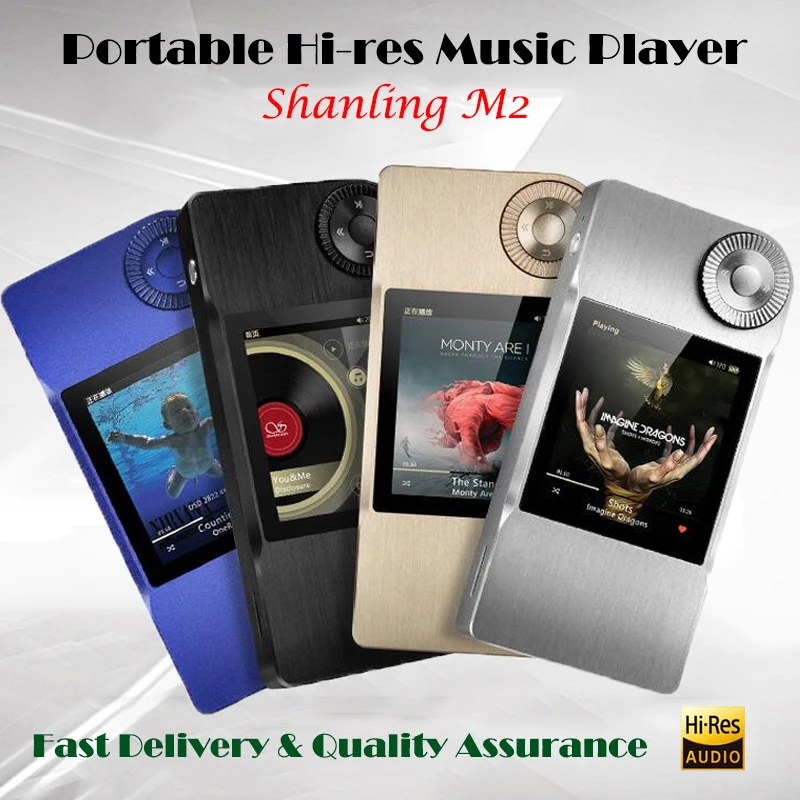 Shanling M2 Hi-res Music Player MP3 Portable Lossless Sport Player USB DAC MP3 Player with Screen DAP Audio Flac Player 32bit
Shanling M2 Hi-res Music Player MP3 Portable Lossless Sport Player USB DAC MP3 Player with Screen DAP Audio Flac Player 32bit