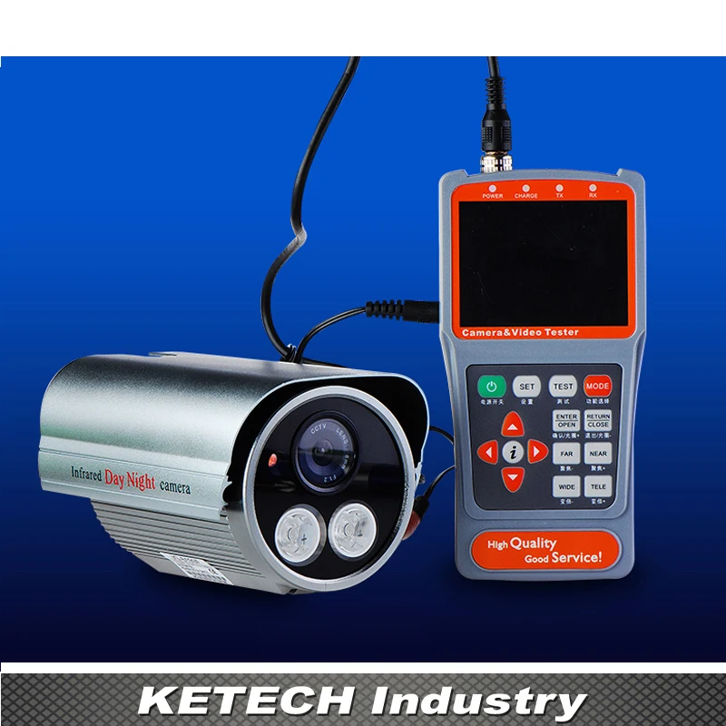 Digital UTP LAN Testing Network Receiver Tracking Handheld 3.5" LCD Monitor PTZ Operation Tester CCTV Camera Video Audio Test
Digital UTP LAN Testing Network Receiver Tracking Handheld 3.5" LCD Monitor PTZ Operation Tester CCTV Camera Video Audio Test
