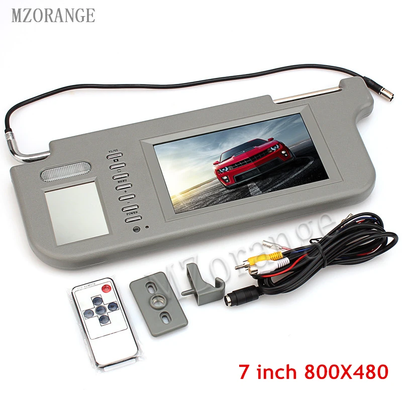MZORANGE Gray 7" 800 x 480 Resolution Car Sun Visor Monitor 2 Channel Video for DVD Player Left or Right
MZORANGE Gray 7" 800 x 480 Resolution Car Sun Visor Monitor 2 Channel Video for DVD Player Left or Right