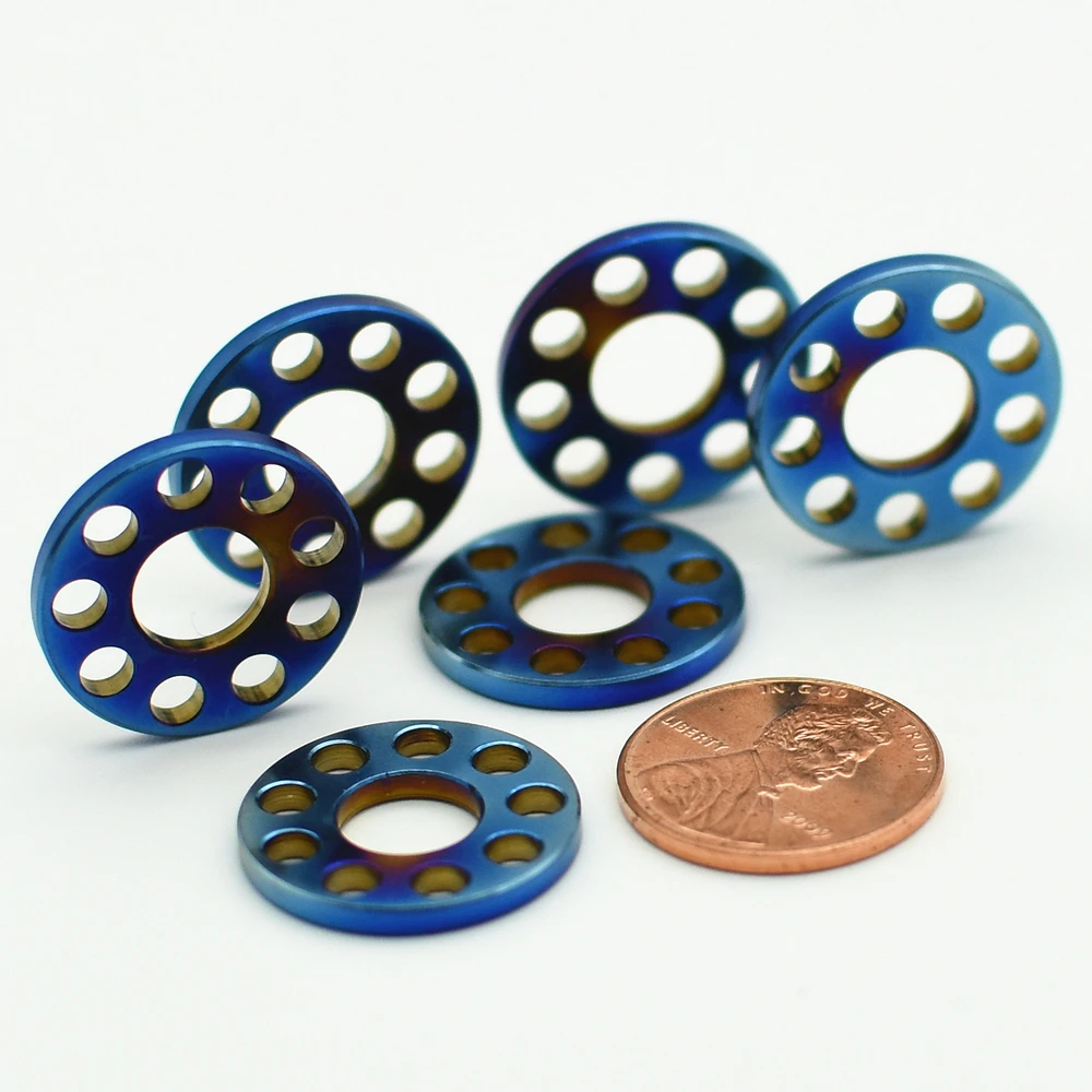 6 pcs Ti Screw Washer M8 M6 O Ring Hollow Titanium Gasket Blue Color Titanium screw washers Ti fastener for Motocycle
6 pcs Ti Screw Washer M8 M6 O Ring Hollow Titanium Gasket Blue Color Titanium screw washers Ti fastener for Motocycle