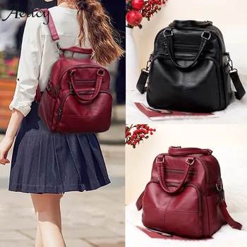 Aelicy Backpack women 2018 Bolsas Leather NEW Backpacks female Vintage School Bag Women Hot Sale Satchel Travel Shoulder Bag
Aelicy Backpack women 2018 Bolsas Leather NEW Backpacks female Vintage School Bag Women Hot Sale Satchel Travel Shoulder Bag