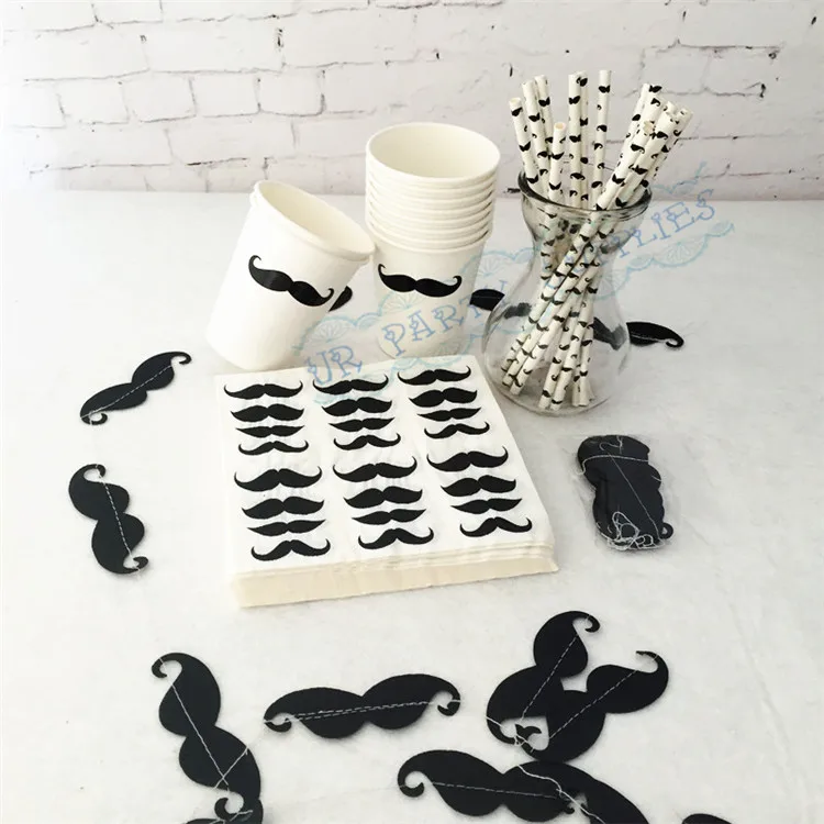 10 Sets Mustache Party Tableware 8oz Paper Cups Napkins Straws Banners Little Man Birthday Baby Shower Mustache Party Favor
10 Sets Mustache Party Tableware 8oz Paper Cups Napkins Straws Banners Little Man Birthday Baby Shower Mustache Party Favor