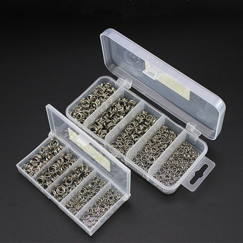 250/500PCS High Carbon Steel Fishing Split Rings Lure Solid Ring Loop Blank Crank Bait Connectors Fishing O-shape Circle Tackle
250/500PCS High Carbon Steel Fishing Split Rings Lure Solid Ring Loop Blank Crank Bait Connectors Fishing O-shape Circle Tackle
