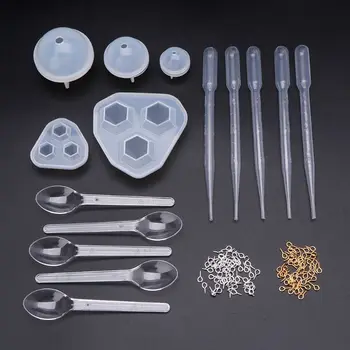 1 Set DIY Epoxy Resin Tools Handmade Silicone Mold Spoon Clasp Dropper Jewelry Making Kit Necklace Earrings Gifts for jewelry
1 Set DIY Epoxy Resin Tools Handmade Silicone Mold Spoon Clasp Dropper Jewelry Making Kit Necklace Earrings Gifts for jewelry