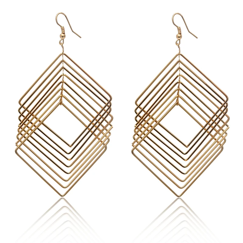 SUKI Design Geometric Three-dimensional Pyramid Pendant Dangle Large Earrings for Women Girls Party Date Jewelry Drop Earrings
SUKI Design Geometric Three-dimensional Pyramid Pendant Dangle Large Earrings for Women Girls Party Date Jewelry Drop Earrings