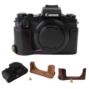 PU Leather Case Battery Opening Protective Half Body Cover Case For Canon PowerShot G1X Mark III G1XIII G1X3 Bottom Case
PU Leather Case Battery Opening Protective Half Body Cover Case For Canon PowerShot G1X Mark III G1XIII G1X3 Bottom Case