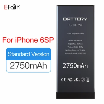 High Quality 50PCS/Lot E-Faith Li-ion Battery For Apple iPhone 6S Plus 6SP Internal Replacement Batteries 2750mAh 3.82V-4.35V
High Quality 50PCS/Lot E-Faith Li-ion Battery For Apple iPhone 6S Plus 6SP Internal Replacement Batteries 2750mAh 3.82V-4.35V
