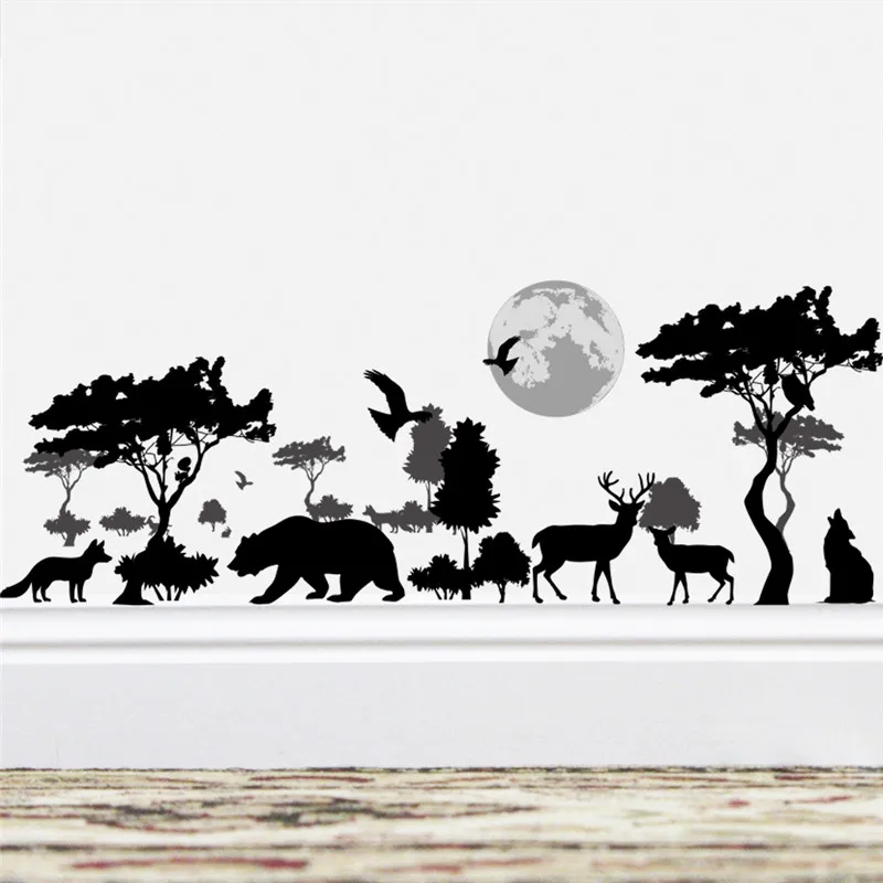 jungle wild tree elephant bear wall stickers living room decorations diy home decals animals mural art pvc posters
jungle wild tree elephant bear wall stickers living room decorations diy home decals animals mural art pvc posters