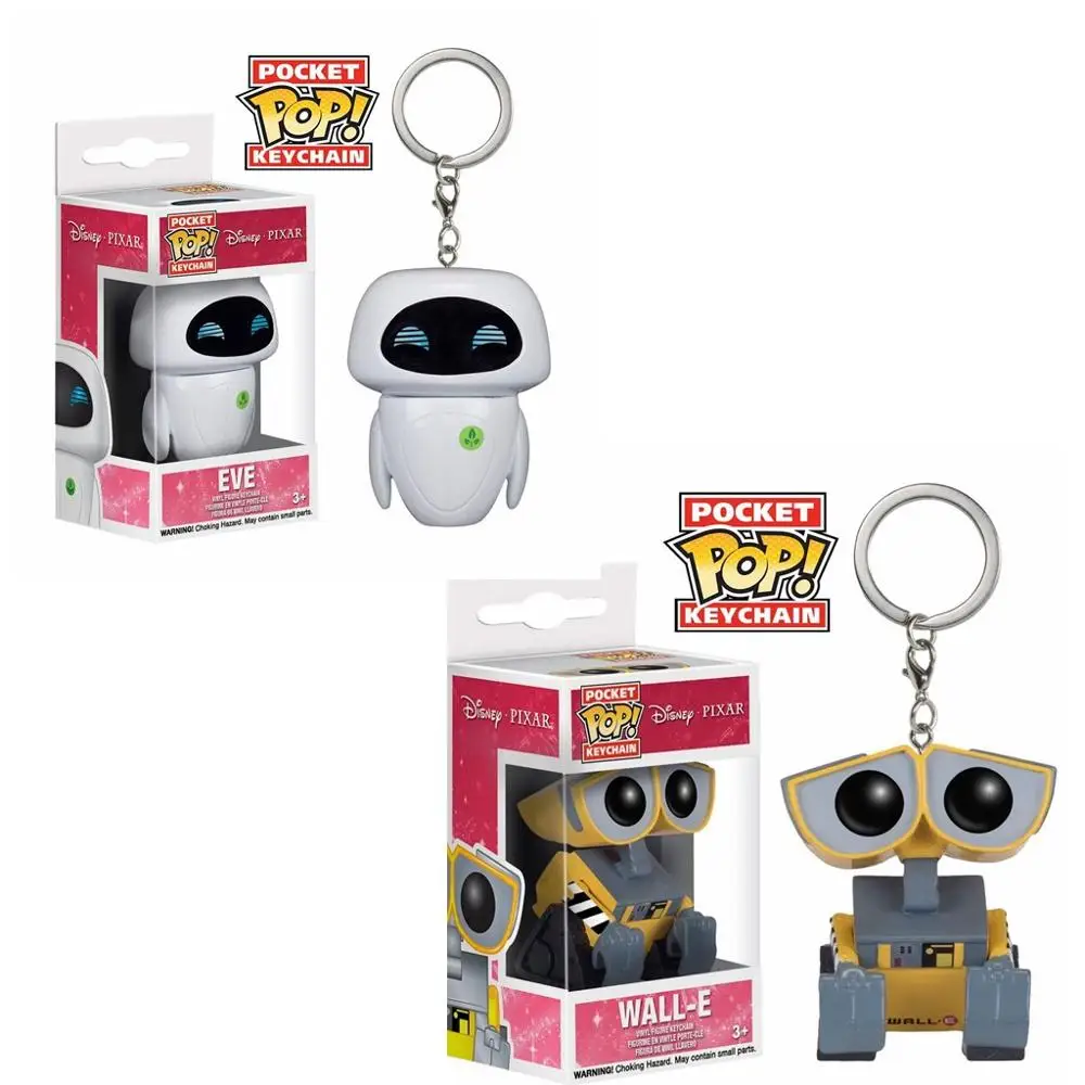 POP WALL· E Action Figures Model Toy Doll With Box WALL· E and EVE Cartoon Cute Keychain Figure Keyring
POP WALL· E Action Figures Model Toy Doll With Box WALL· E and EVE Cartoon Cute Keychain Figure Keyring