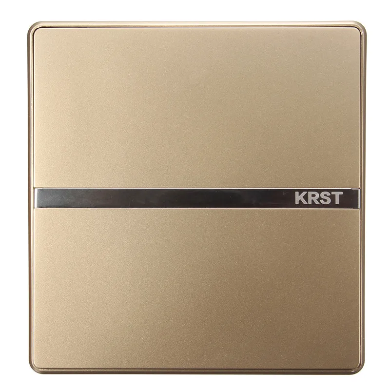 KRST Luxury LED Lighting Switch 1-Gang 1 Way 2 ways n ways Push Button Wall Switches AC 250V 10A New Arrival
KRST Luxury LED Lighting Switch 1-Gang 1 Way 2 ways n ways Push Button Wall Switches AC 250V 10A New Arrival