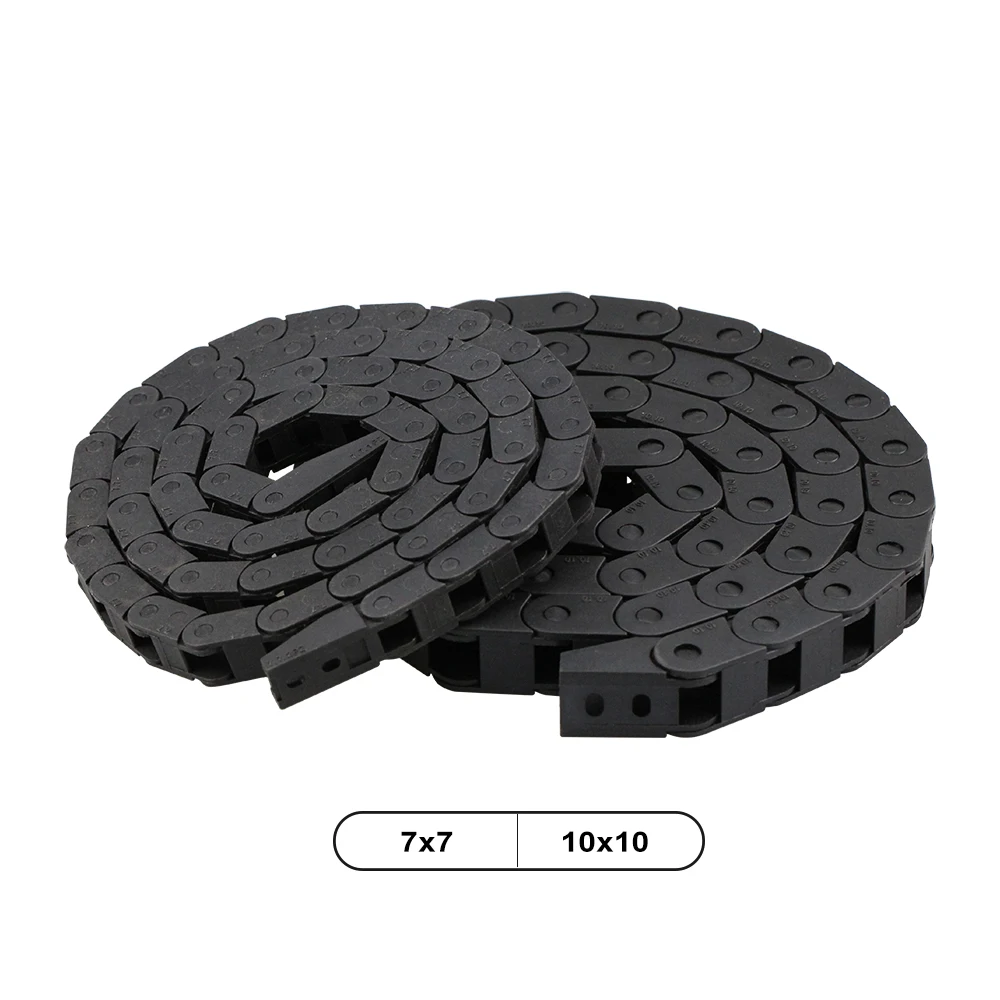 1Meter Plastic Transmission Drag Chain for Machine Cable Drag Chain Wire Carrier 7X7mm / 10X10mm for CNC Router Machine Tool
1Meter Plastic Transmission Drag Chain for Machine Cable Drag Chain Wire Carrier 7X7mm / 10X10mm for CNC Router Machine Tool