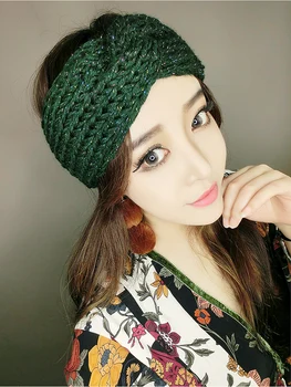 T175464 2018 fashion spring and autumn shimmer silk yarn knit acrylic turban, spandex comfort keep warm lady's headband
T175464 2018 fashion spring and autumn shimmer silk yarn knit acrylic turban, spandex comfort keep warm lady's headband