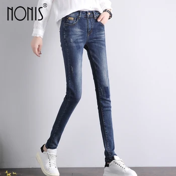 Nonis Jeans For Women Blue Mid Waist Sexy Crop Skinny Jeans 2017 New Fashion Autumn Vintage Zip Pencil Jeans
Nonis Jeans For Women Blue Mid Waist Sexy Crop Skinny Jeans 2017 New Fashion Autumn Vintage Zip Pencil Jeans