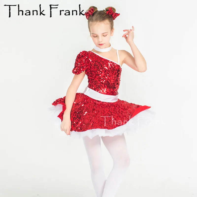 Red Sequin Professional Ballet Tutu Dress Girls Women One Shoulder Bailarina Dance Dresses Kids Costume Modern Dancewear C465
Red Sequin Professional Ballet Tutu Dress Girls Women One Shoulder Bailarina Dance Dresses Kids Costume Modern Dancewear C465