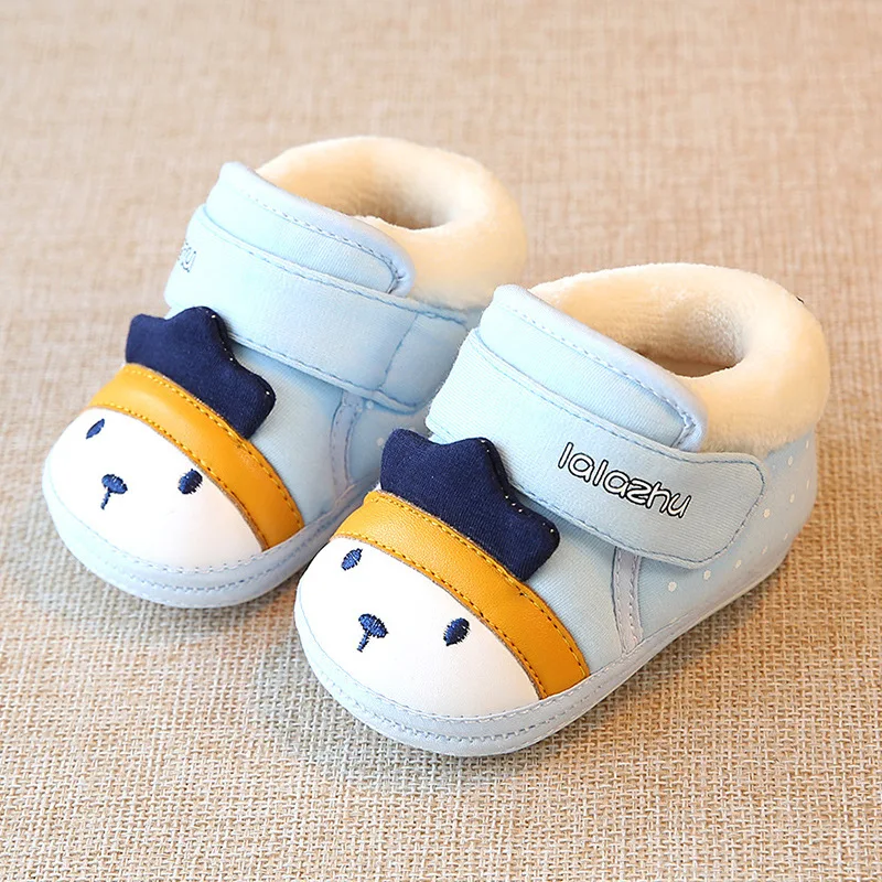 Winter New Baby Warm Shoes Newborn Boys and Girls Cute Cartoon Breathable Soft Thick Cotton Padded Shoes For 0-3 Months Old 11CM
Winter New Baby Warm Shoes Newborn Boys and Girls Cute Cartoon Breathable Soft Thick Cotton Padded Shoes For 0-3 Months Old 11CM