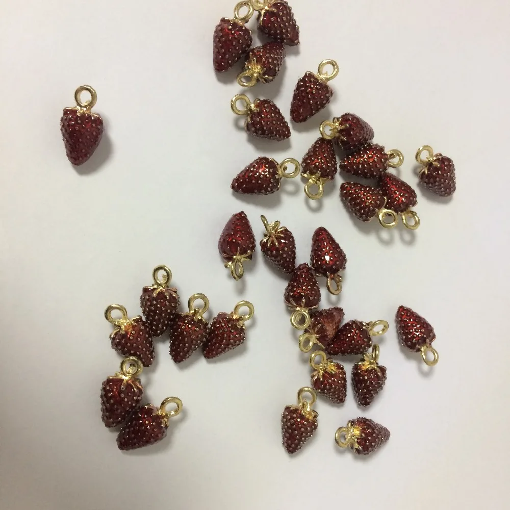 20pcs/lot 3D Retro cute Strawberry pendant Earrings Drop alloy enamel Charm DIY accessories of necklace bracelet headdress
20pcs/lot 3D Retro cute Strawberry pendant Earrings Drop alloy enamel Charm DIY accessories of necklace bracelet headdress