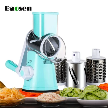 1 Sets Vegetable Cutter Round Mandoline Slicer Potato Carrot Grater Slicer with 3 Stainless Steel Chopper Blades Kitchen Gadgets
1 Sets Vegetable Cutter Round Mandoline Slicer Potato Carrot Grater Slicer with 3 Stainless Steel Chopper Blades Kitchen Gadgets