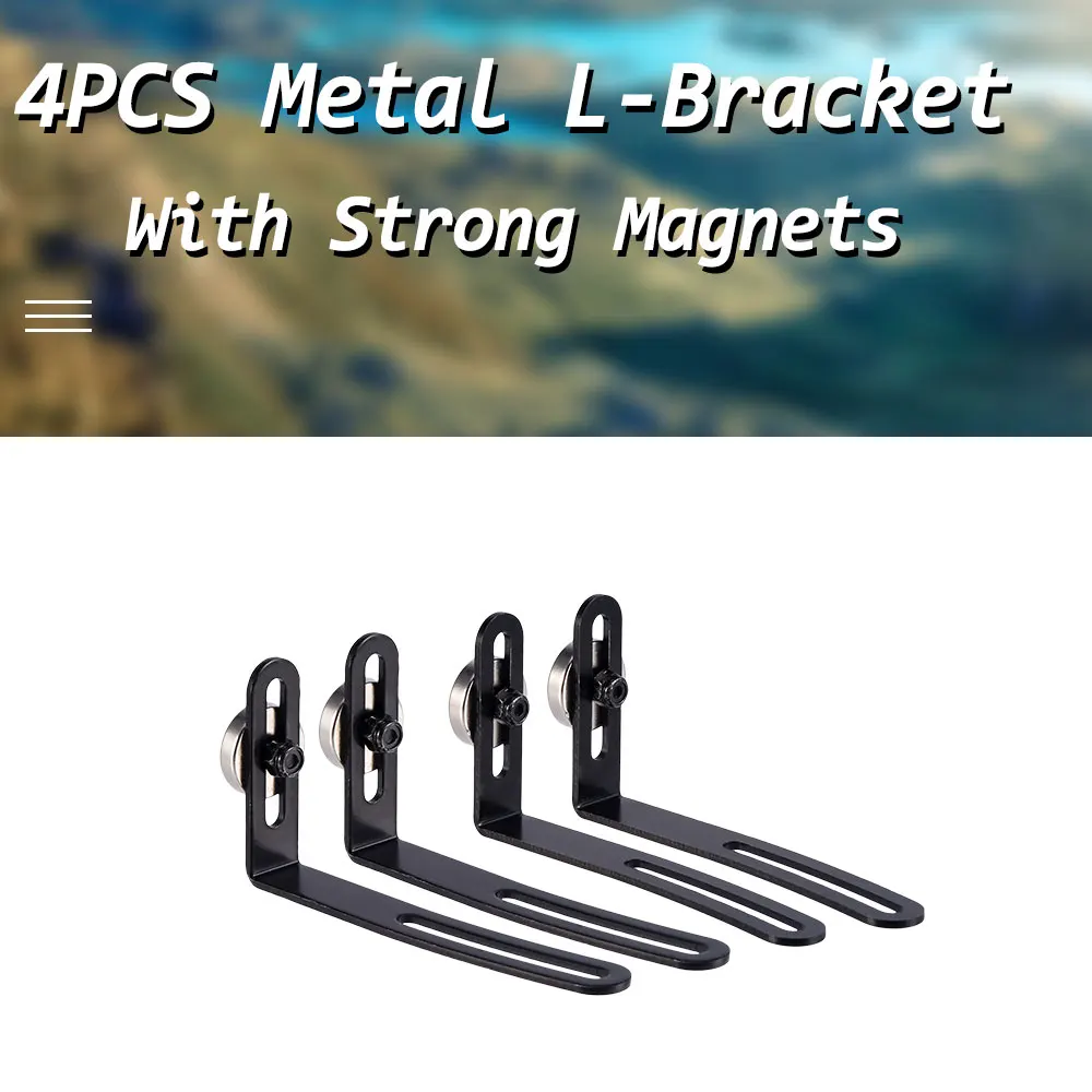 4PCS Metal L-Bracket with Magnet RC Car Shell Body Mount for 1:10 Axial SCX10 90046 D90 RC Crawler Car Accessories
4PCS Metal L-Bracket with Magnet RC Car Shell Body Mount for 1:10 Axial SCX10 90046 D90 RC Crawler Car Accessories