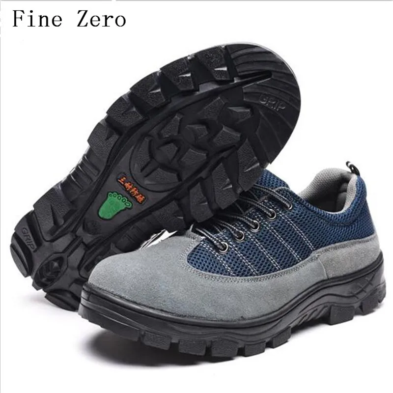 Fine Zero Man high tops suede plus size steel toe caps working safety shoes outdoors male botas site tooling ankle boots
Fine Zero Man high tops suede plus size steel toe caps working safety shoes outdoors male botas site tooling ankle boots