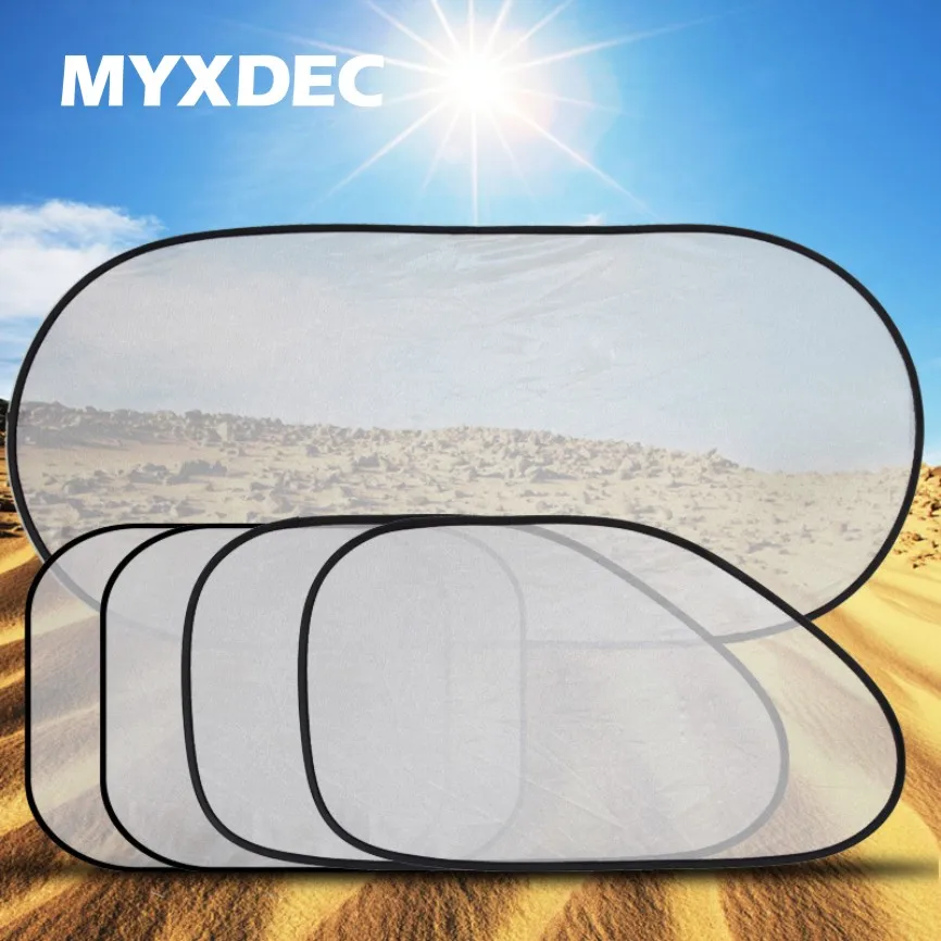 New Arrive 1 Set 5 Pcs Car Window Sunshade Set Kit Sun Shade Cover Shield Sunscreen Car Windshield Silver Solar Protection
New Arrive 1 Set 5 Pcs Car Window Sunshade Set Kit Sun Shade Cover Shield Sunscreen Car Windshield Silver Solar Protection