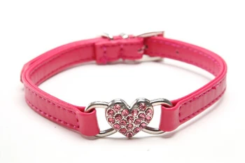 20pcs dogs cats fashion PU leather collar doggy colorful diamond heart necklace accessories puppy products collars XS S M
20pcs dogs cats fashion PU leather collar doggy colorful diamond heart necklace accessories puppy products collars XS S M