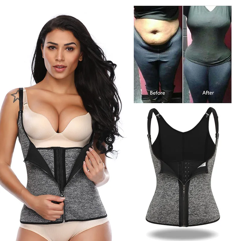 Miss Moly Women Shaper Slimming Vest Waist Trainer Cincher Sauna Sweat Neoprene Body Shaper Corset Zipper Corset 
Miss Moly Women Shaper Slimming Vest Waist Trainer Cincher Sauna Sweat Neoprene Body Shaper Corset Zipper Corset