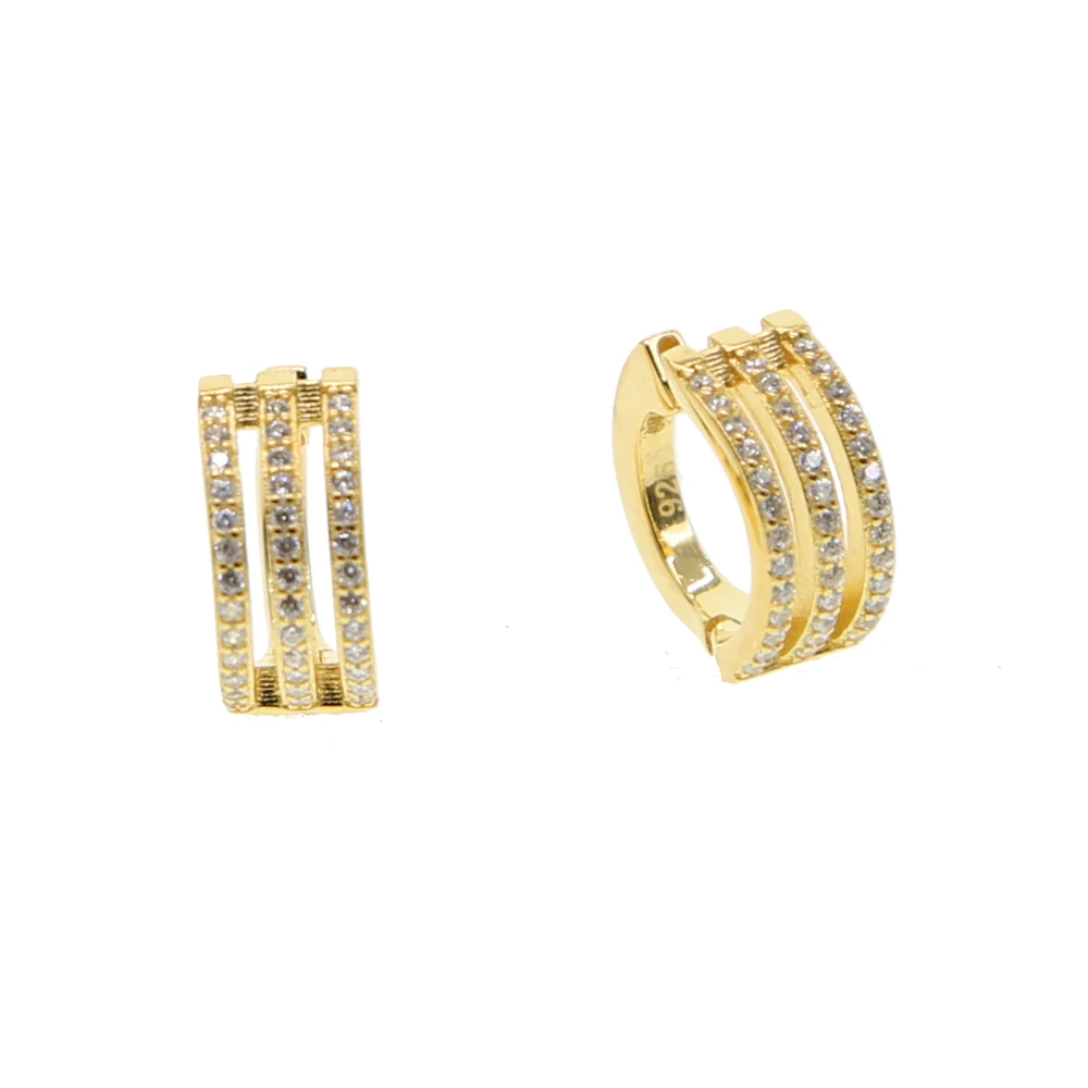 2019 fashion Three line cz circle Small Huggie hoop factory minimal delicate jewelry 925 sterling silver women classic earring
2019 fashion Three line cz circle Small Huggie hoop factory minimal delicate jewelry 925 sterling silver women classic earring