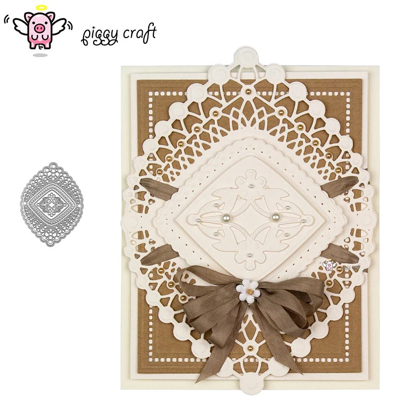 Piggy Craft metal cutting dies cut die mold Lace corner frame decoration Scrapbook paper craft knife mould blade punch stencils 
Piggy Craft metal cutting dies cut die mold Lace corner frame decoration Scrapbook paper craft knife mould blade punch stencils
