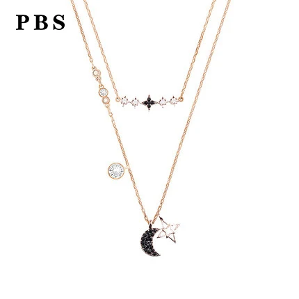 PBS Original Copy High Quality 1:1 Star Moon Double Necklace Plating Rose Gold Logo Free Package Manufacturers Wholesale
PBS Original Copy High Quality 1:1 Star Moon Double Necklace Plating Rose Gold Logo Free Package Manufacturers Wholesale
