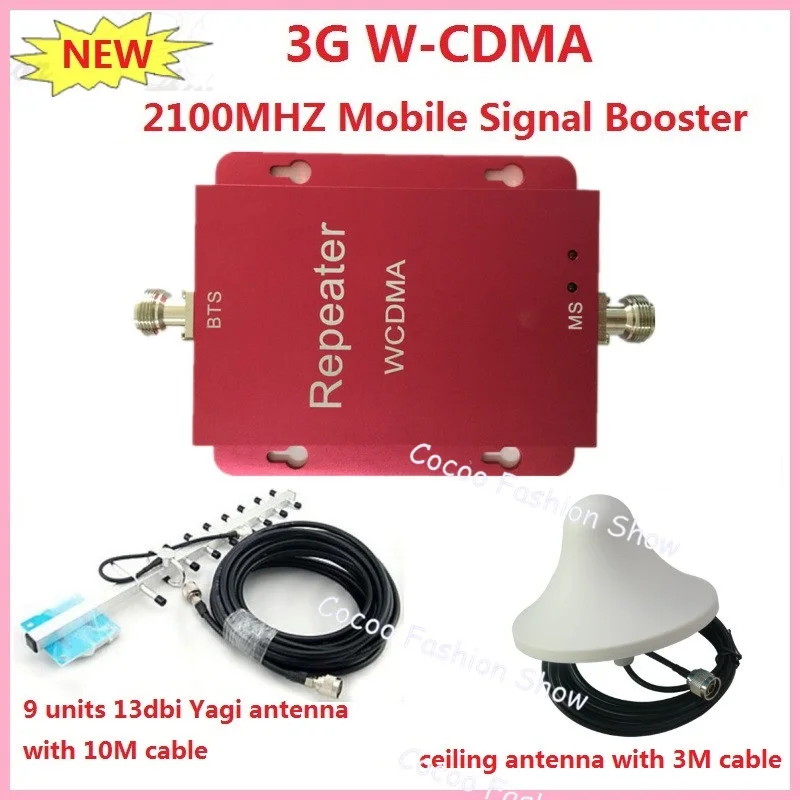 Full Set 3G Signal booster Repeater 2100 MHz W-CDMA UMTS Repetidor 3G WCDMA Antenna Signal Amplifier 2G 3G Cell Phone Booster
Full Set 3G Signal booster Repeater 2100 MHz W-CDMA UMTS Repetidor 3G WCDMA Antenna Signal Amplifier 2G 3G Cell Phone Booster