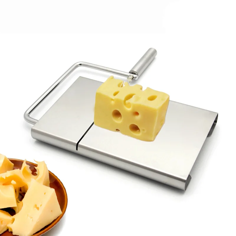 High quality stainless steel cheese slicer cutter butter for making dessert cake cutting machine Kitchen cooking tools.
High quality stainless steel cheese slicer cutter butter for making dessert cake cutting machine Kitchen cooking tools.