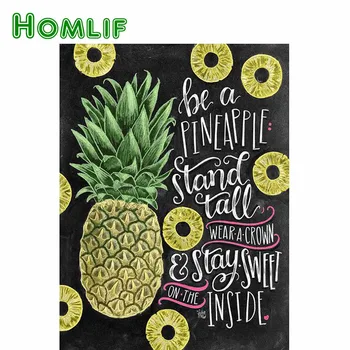 HOMLIF 5D DIY Diamond Mosaic Embroidery Delicious pineapple Diamond Painting Full Square/Round Rhinestone Cross-stitch Decor Art
HOMLIF 5D DIY Diamond Mosaic Embroidery Delicious pineapple Diamond Painting Full Square/Round Rhinestone Cross-stitch Decor Art