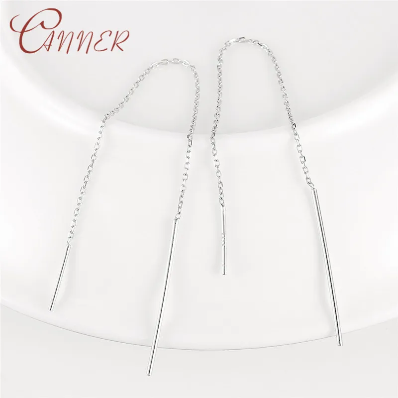 CANNER Long Tassel Earrings Drop Earrings for Women Minimalism Personality Ear Line Dangle Earrings Silver 925 Oorbellen Jewelry
CANNER Long Tassel Earrings Drop Earrings for Women Minimalism Personality Ear Line Dangle Earrings Silver 925 Oorbellen Jewelry