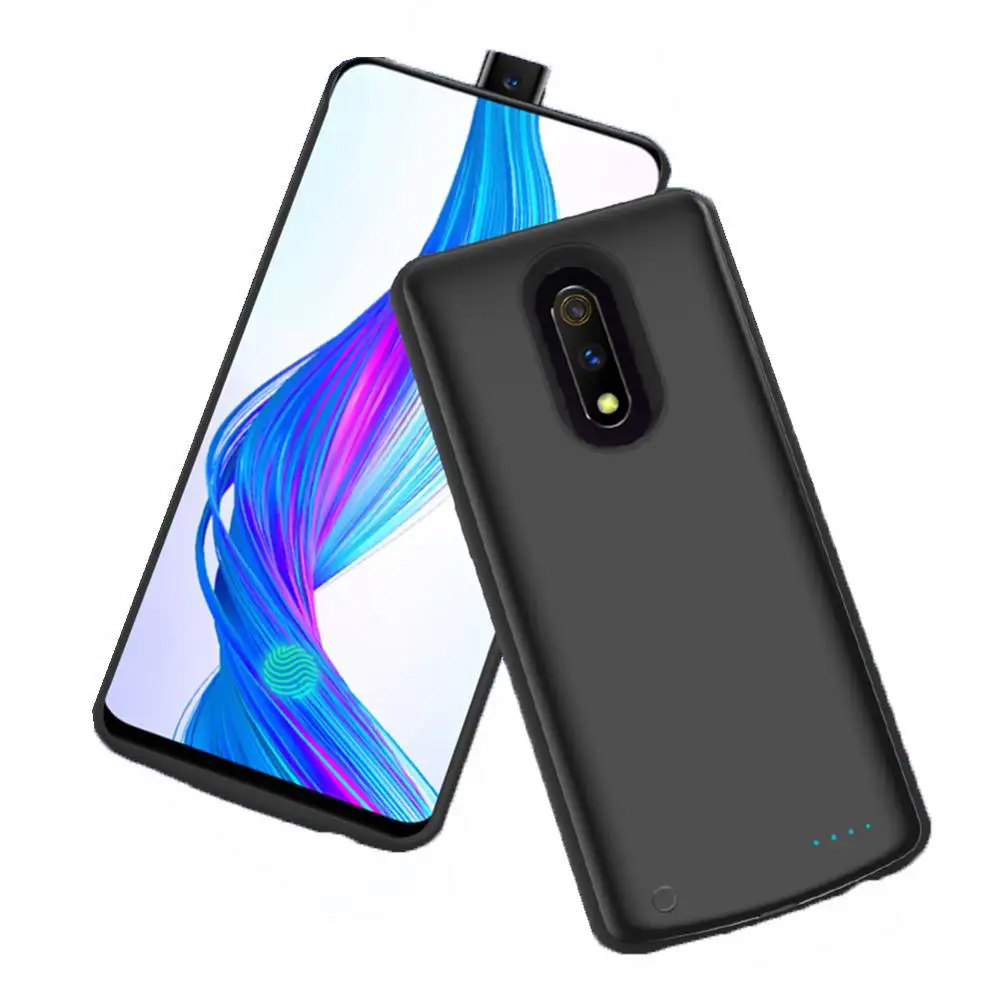 Для Oppo Realme X чехол для аккумулятора 5000 мАч умный Аудио Внешний аккумулятор
