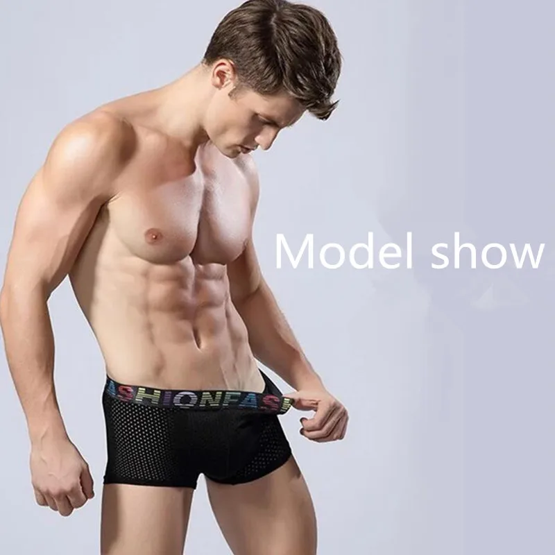 1 pcs Mesh Color side British style Underwear Men Business Ice silk Breathable Boxer
1 pcs Mesh Color side British style Underwear Men Business Ice silk Breathable Boxer