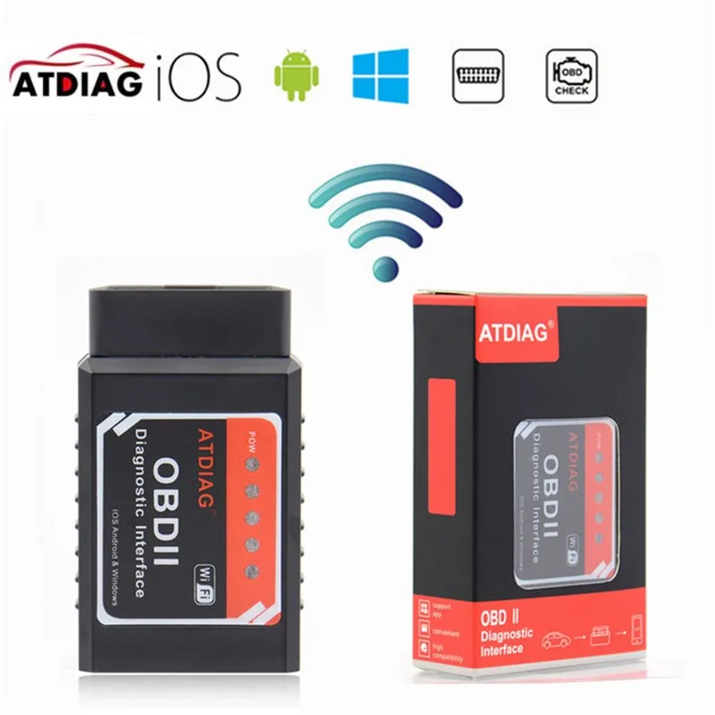 OBD OBD2 Car Code Reader PIC18F25K80 Hardware V1.5 ATDIAG ELM327 WIFI Stable Function Works Diesel Cars Wi-Fi For Android/iOS
OBD OBD2 Car Code Reader PIC18F25K80 Hardware V1.5 ATDIAG ELM327 WIFI Stable Function Works Diesel Cars Wi-Fi For Android/iOS