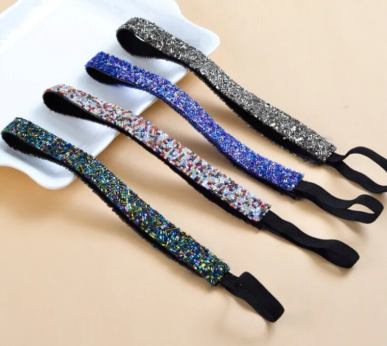 2019Wholesale retail charming Fshion black beads beading handmade gems Elastic headbands
2019Wholesale retail charming Fshion black beads beading handmade gems Elastic headbands