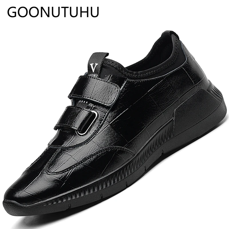 2019 new fashion men's shoes casual leather sneakers black & blue slip on shoe man waterproof Thick soles platform shoes for men
2019 new fashion men's shoes casual leather sneakers black & blue slip on shoe man waterproof Thick soles platform shoes for men