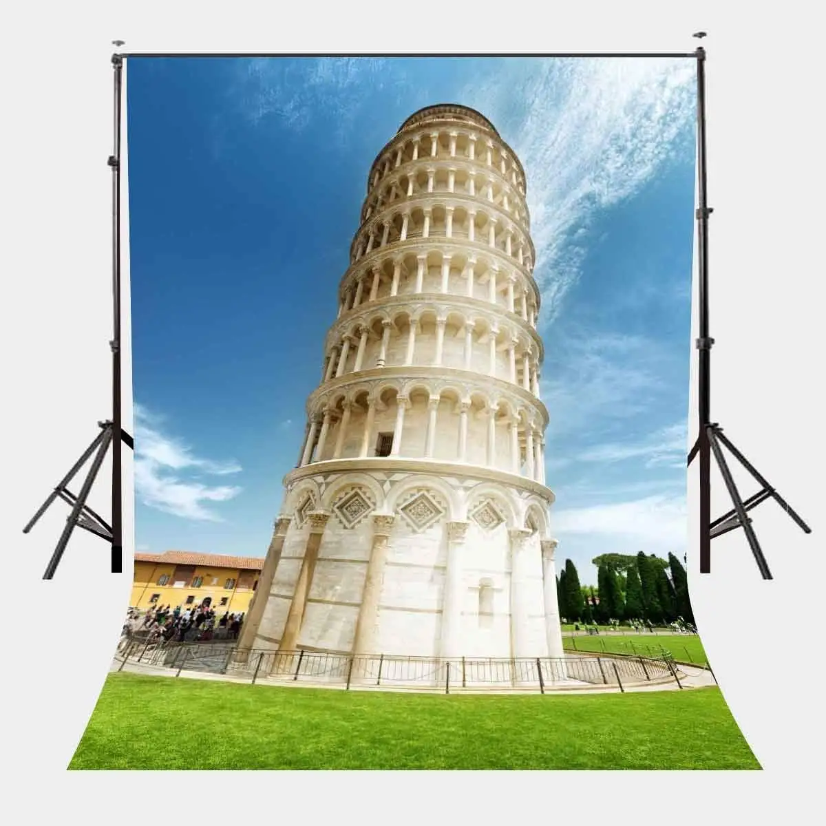 5x7ft Architectural Landscape Backdrop Leaning Tower of Pisa Studio Photography Background Navy Blue Sky Photo Studio Backdrop
5x7ft Architectural Landscape Backdrop Leaning Tower of Pisa Studio Photography Background Navy Blue Sky Photo Studio Backdrop
