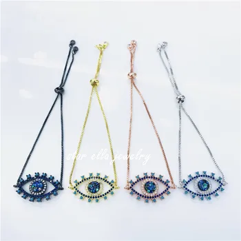 10pcs/lot Stunning Bracelet Micro Pave CZ Oval Turkey Evil Eye Abalone Shell Adjustable Link Bracelet Pulsera Bisuseria
10pcs/lot Stunning Bracelet Micro Pave CZ Oval Turkey Evil Eye Abalone Shell Adjustable Link Bracelet Pulsera Bisuseria