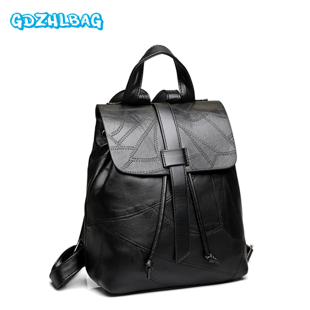 GDZHLBAG Women Genuine Leather Backpack School Bags For Teenagers Girl's Travel Bag Designer High Quality Sheepskin Backpacks
GDZHLBAG Women Genuine Leather Backpack School Bags For Teenagers Girl's Travel Bag Designer High Quality Sheepskin Backpacks