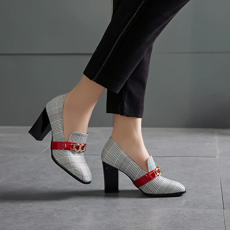 SARAIRIS Trendy Big Size 48 Chunky Heels Sexy women's Pumps Elegant Office Lady High Heeled women's Shoes
SARAIRIS Trendy Big Size 48 Chunky Heels Sexy women's Pumps Elegant Office Lady High Heeled women's Shoes