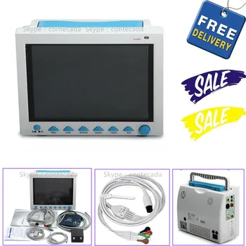 CMC8000 Portable ICU Patient Monitor Vital Signs ECG/NIBP/SPO2/Resp/PR/TEMP CONTEC 6Paras
CMC8000 Portable ICU Patient Monitor Vital Signs ECG/NIBP/SPO2/Resp/PR/TEMP CONTEC 6Paras