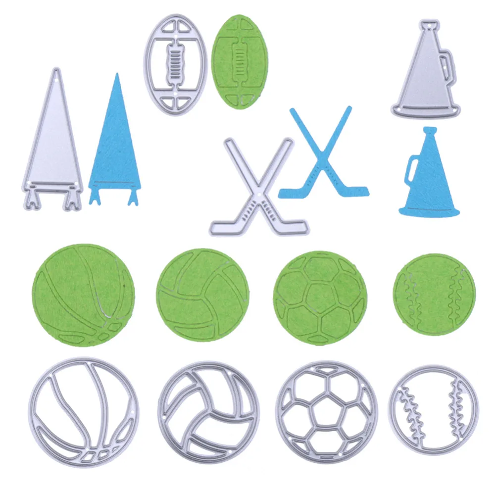 Sport Balls Metal Irregular Cutting Dies Stencil for DIY Scrapbooking Photo Album Embossing Paper Cards Crafts Die Cut New 2018
Sport Balls Metal Irregular Cutting Dies Stencil for DIY Scrapbooking Photo Album Embossing Paper Cards Crafts Die Cut New 2018