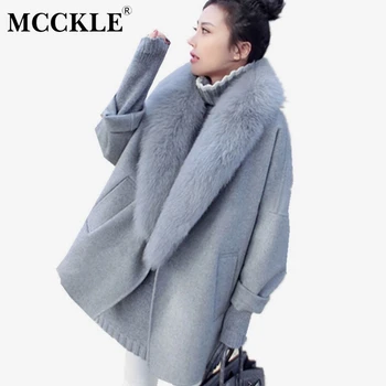 Women's Solid Faux Fur Collar Long Coat 2019 Autumn Winter Female Casual Loose Outwear Ladies Open Stitch Woolen Jackets
Women's Solid Faux Fur Collar Long Coat 2019 Autumn Winter Female Casual Loose Outwear Ladies Open Stitch Woolen Jackets