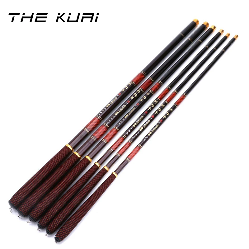 THEKUAI Fishing Rod 2.7-7.2m Pole High Carbon Fiber Ultra Light Telescopic Carp Current
THEKUAI Fishing Rod 2.7-7.2m Pole High Carbon Fiber Ultra Light Telescopic Carp Current